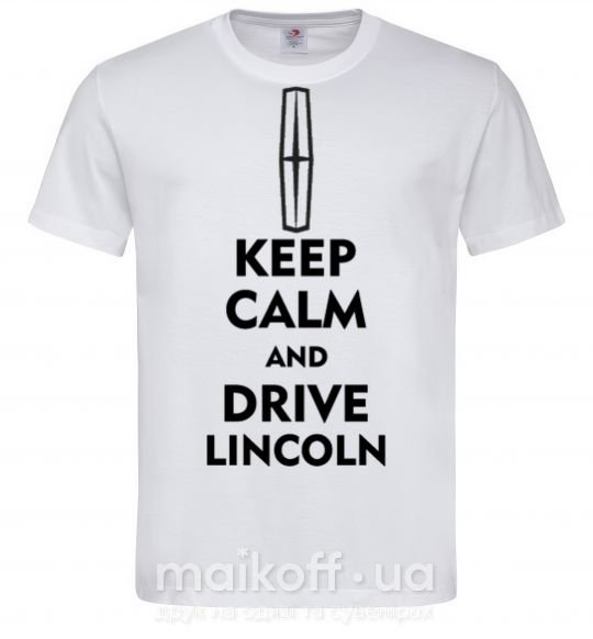 Чоловіча футболка Drive Lincoln Білий фото