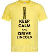 Чоловіча футболка Drive Lincoln Лимонний фото