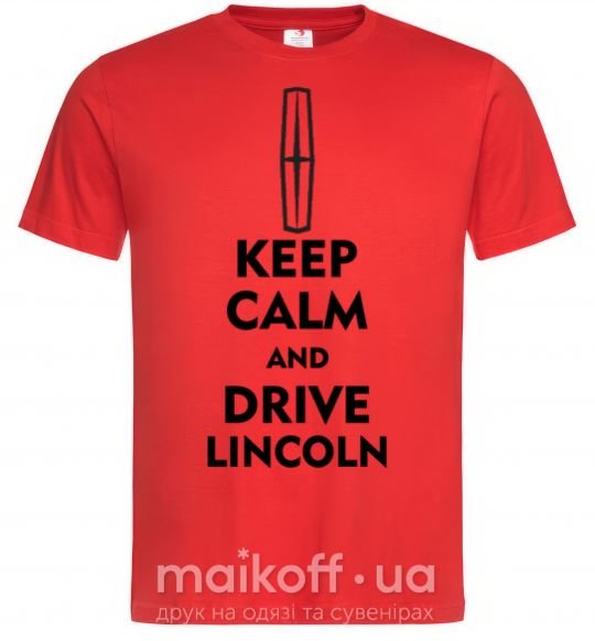 Мужская футболка Drive Lincoln Красный фото
