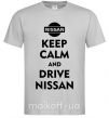 Чоловіча футболка Drive Nissan Сірий фото