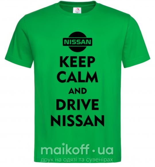 Чоловіча футболка Drive Nissan Зелений фото