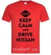 Мужская футболка Drive Nissan Красный фото