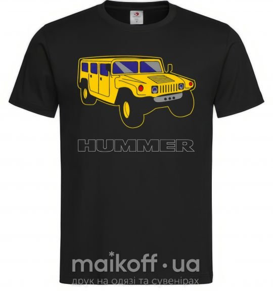 Мужская футболка Hummer Pic Черный фото