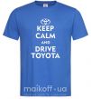 Мужская футболка Drive Toyota Ярко-синий фото