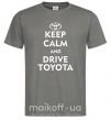 Чоловіча футболка Drive Toyota Графіт фото