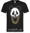Чоловіча футболка Panda swag Чорний фото
