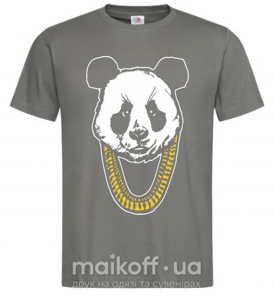 Мужская футболка Panda swag Графит фото