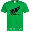 Мужская футболка honda_bike Зеленый фото