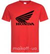 Мужская футболка honda_bike Красный фото