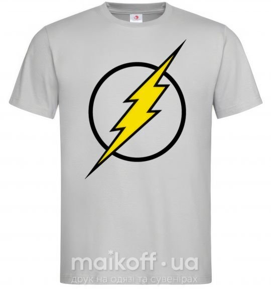 Чоловіча футболка logo flash Сірий фото