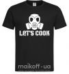 Мужская футболка Let's cook Черный фото
