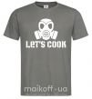 Мужская футболка Let's cook Графит фото