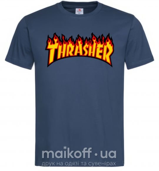 Чоловіча футболка Thrasher Темно-синій фото