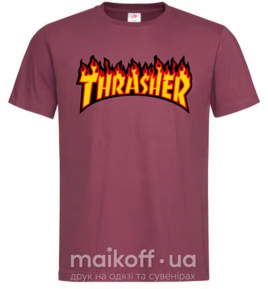 Чоловіча футболка Thrasher Бордовий фото
