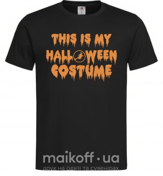 Мужская футболка This is my halloween queen Черный фото