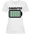 Жіноча футболка Daughter Білий фото