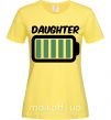 Жіноча футболка Daughter Лимонний фото
