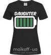 Жіноча футболка Daughter Чорний фото