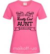 Жіноча футболка This is what a really cool aunt looks like Яскраво-рожевий фото