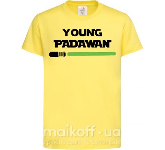 Детская футболка Young Padawan Лимонный фото