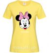 Жіноча футболка Polina minnie mouse Лимонний фото