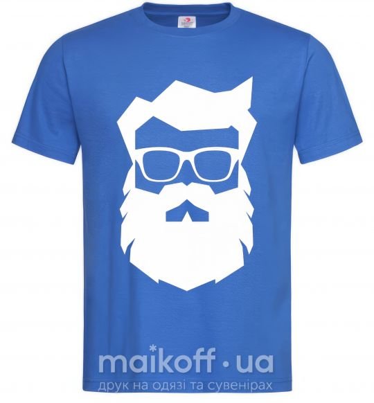 Чоловіча футболка Modern Santa Яскраво-синій фото