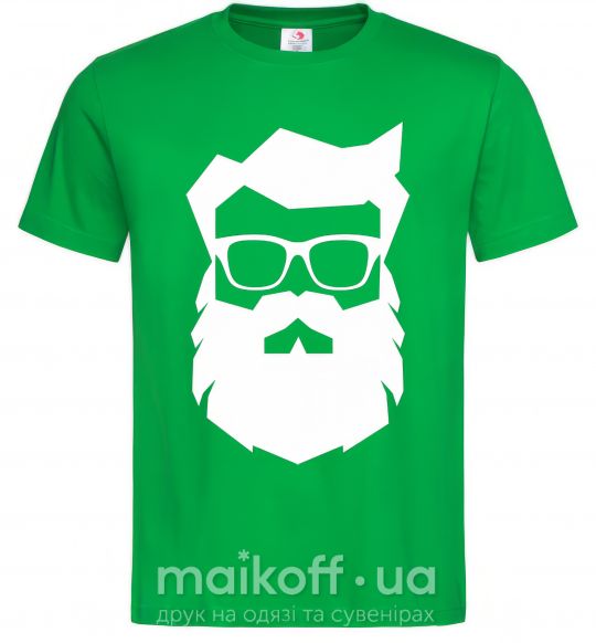 Чоловіча футболка Modern Santa Зелений фото