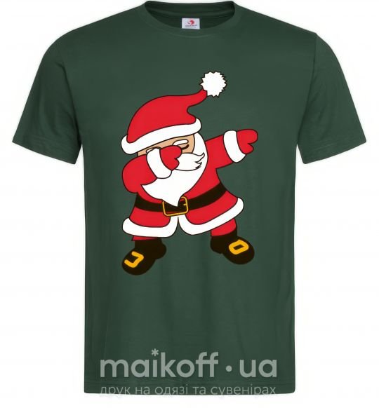 Чоловіча футболка Hype Santa Темно-зелений фото