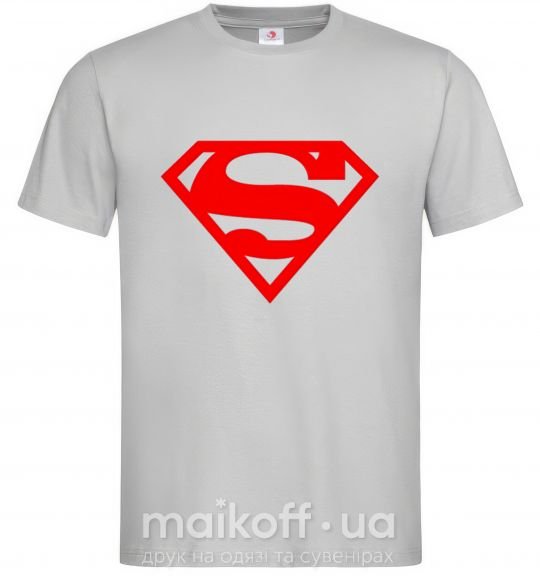 Чоловіча футболка Super man Сірий фото