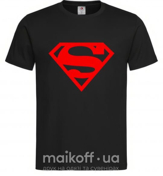 Мужская футболка Super man Черный фото