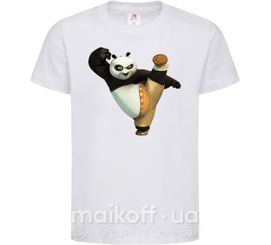 Детская футболка Kung Fu Panda Белый фото