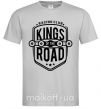Мужская футболка Kings of the road Серый фото