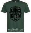 Чоловіча футболка Kings of the road Темно-зелений фото