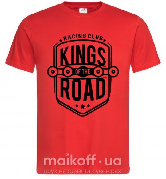 Мужская футболка Kings of the road Красный фото