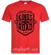 Чоловіча футболка Kings of the road Червоний фото