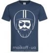 Мужская футболка Biker hipster Темно-синий фото