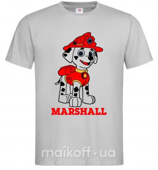 Мужская футболка Marshall Серый фото