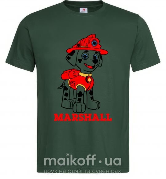 Мужская футболка Marshall Темно-зеленый фото