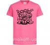 Детская футболка Черепашки у люка Ярко-розовый фото