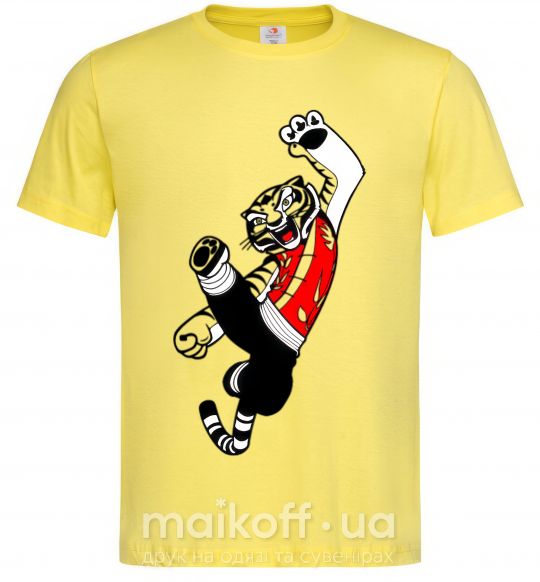 Мужская футболка Мастер Тигрица Лимонный фото