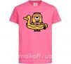 Дитяча футболка Миньон уточка Яскраво-рожевий фото