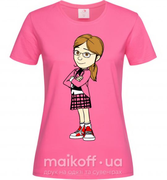 Женская футболка Марго Ярко-розовый фото