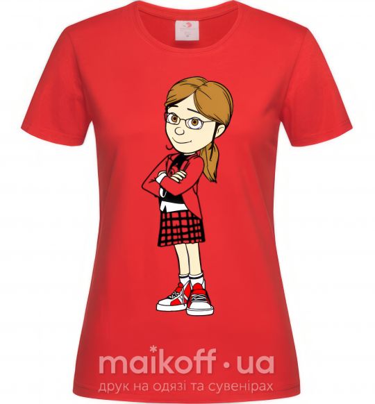 Женская футболка Марго Красный фото