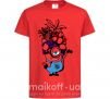 Детская футболка Миньон с фруктами Красный фото