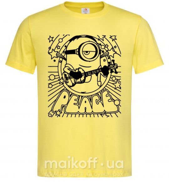 Чоловіча футболка Миньон Мир Лимонний фото