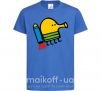 Детская футболка Doodle jumр ракета Ярко-синий фото