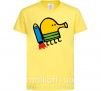 Детская футболка Doodle jumр ракета Лимонный фото