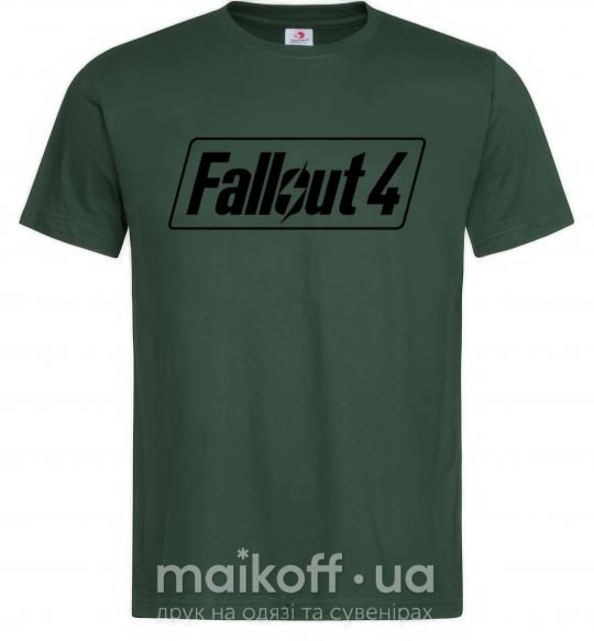 Чоловіча футболка Fallout 4 Темно-зелений фото