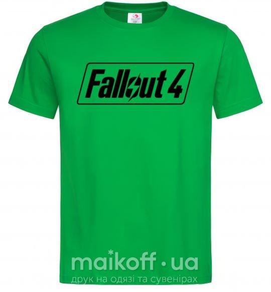 Мужская футболка Fallout 4 Зеленый фото
