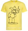 Мужская футболка Клоун Красти Лимонный фото